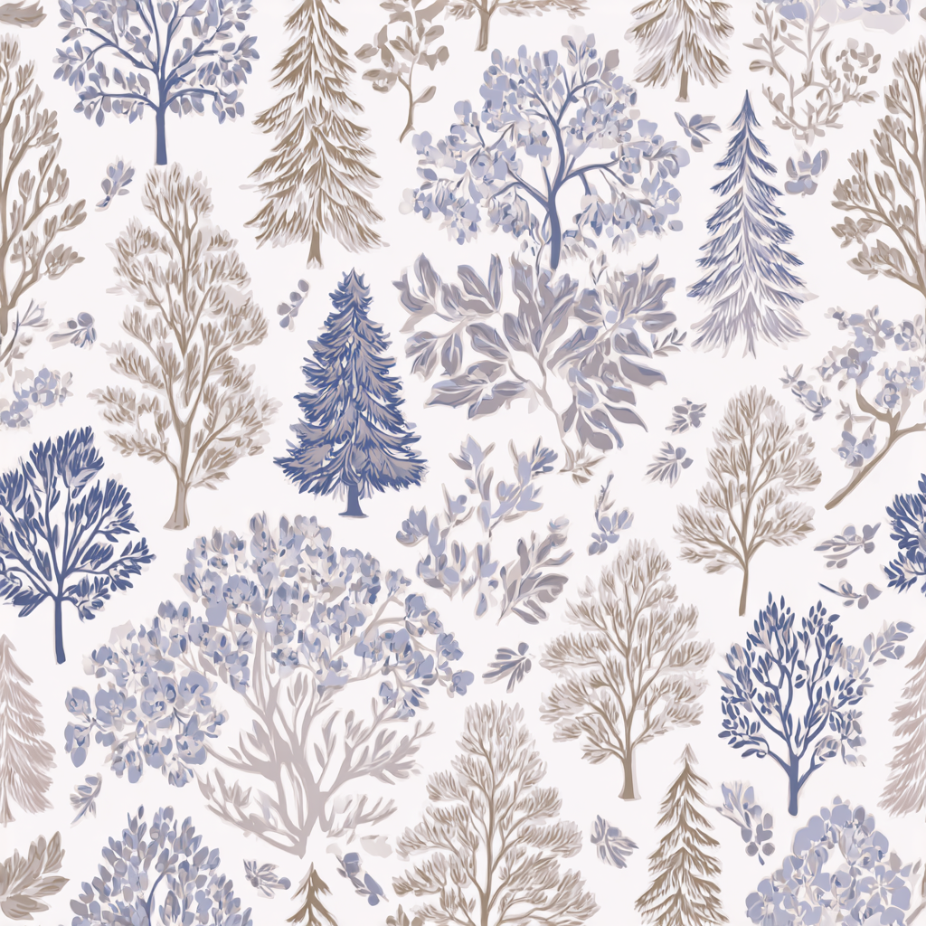 Frosted Forest Wallpaper