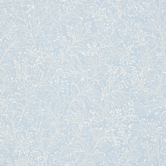 Frosted Sprig Wallpaper