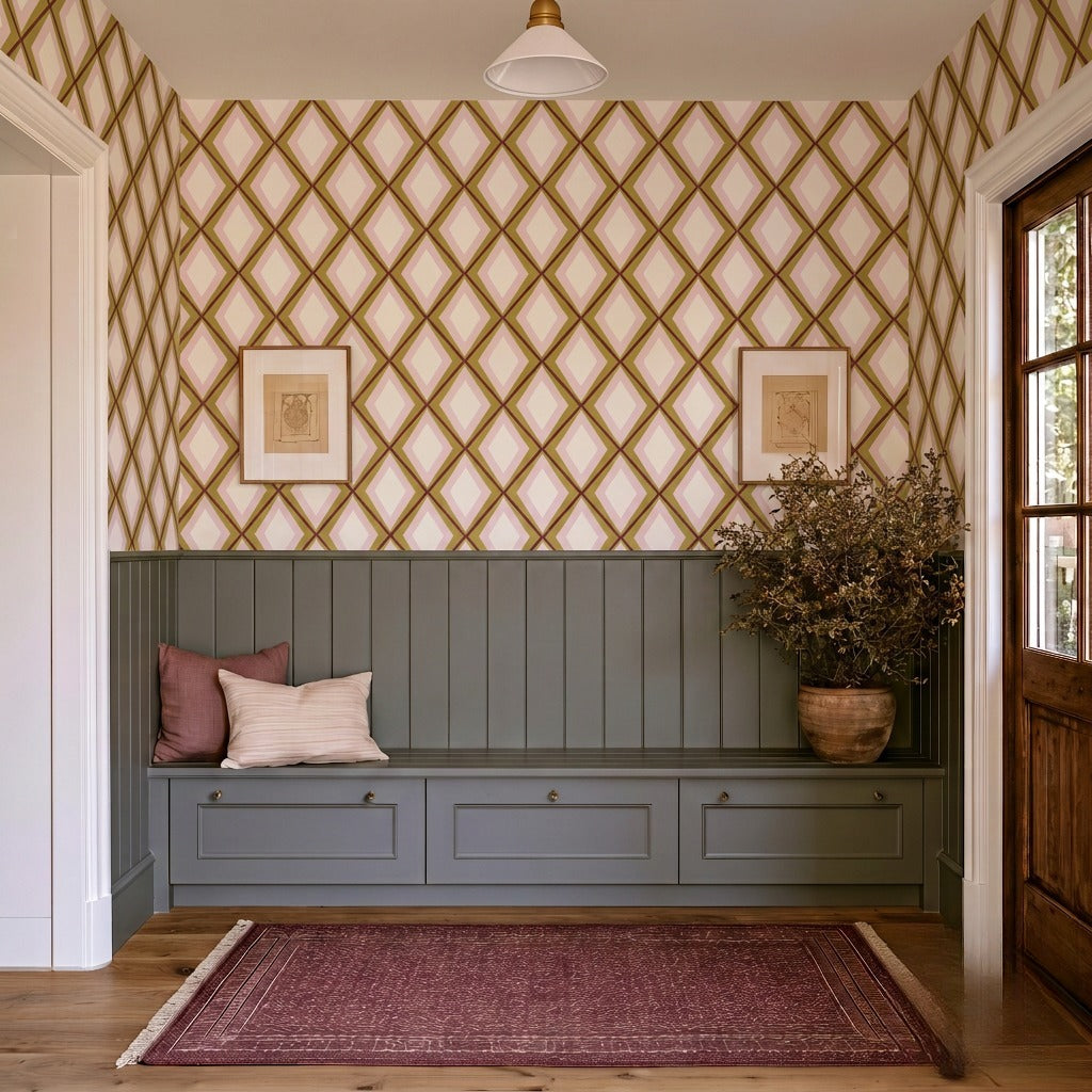 Garden Trellis Wallpaper