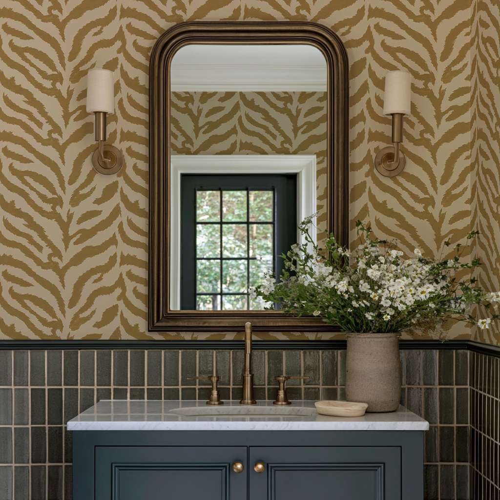 Gilded Stripe Wallpaper
