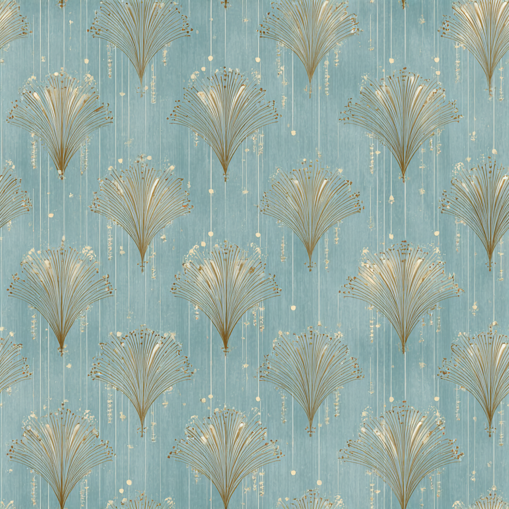 Gold Fanning Wallpaper