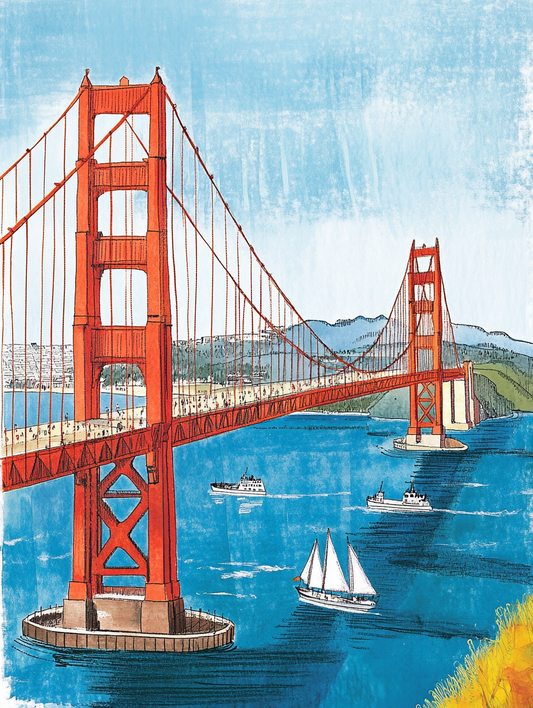 Golden Gate - Art Print