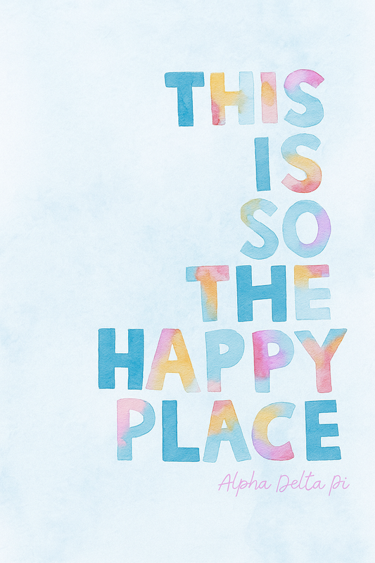 Happy Place ADPI - Art Print