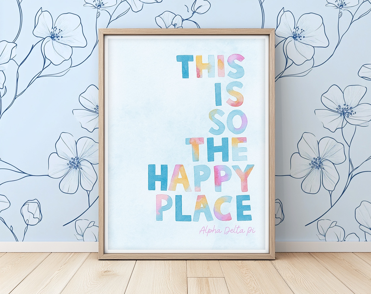 Happy Place ADPI - Art Print