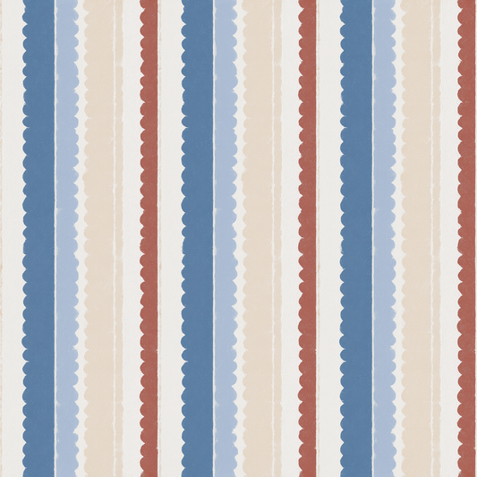 Harbor Stripe Wallpaper