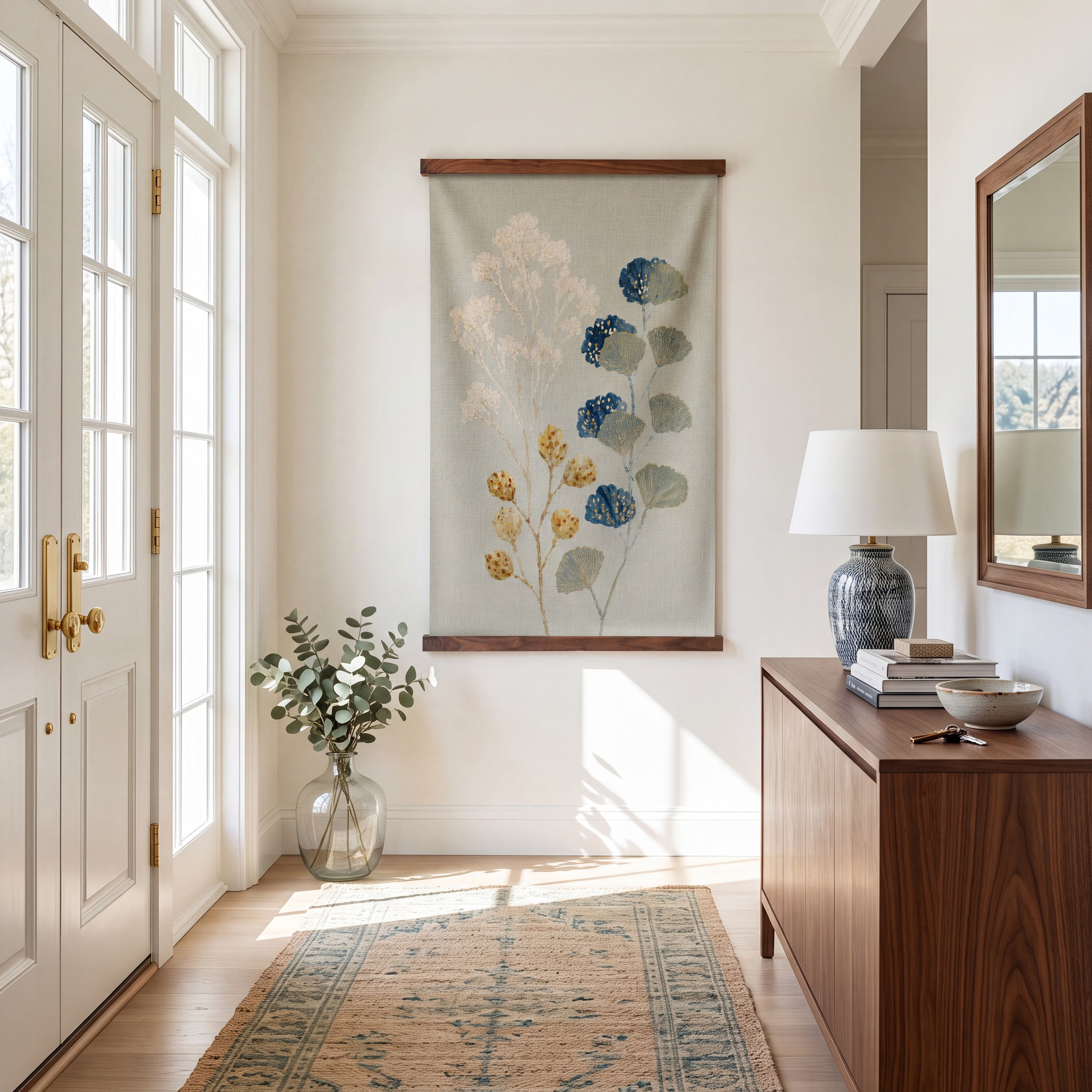 Hedgerow Sage Botanical Study - Tapestry
