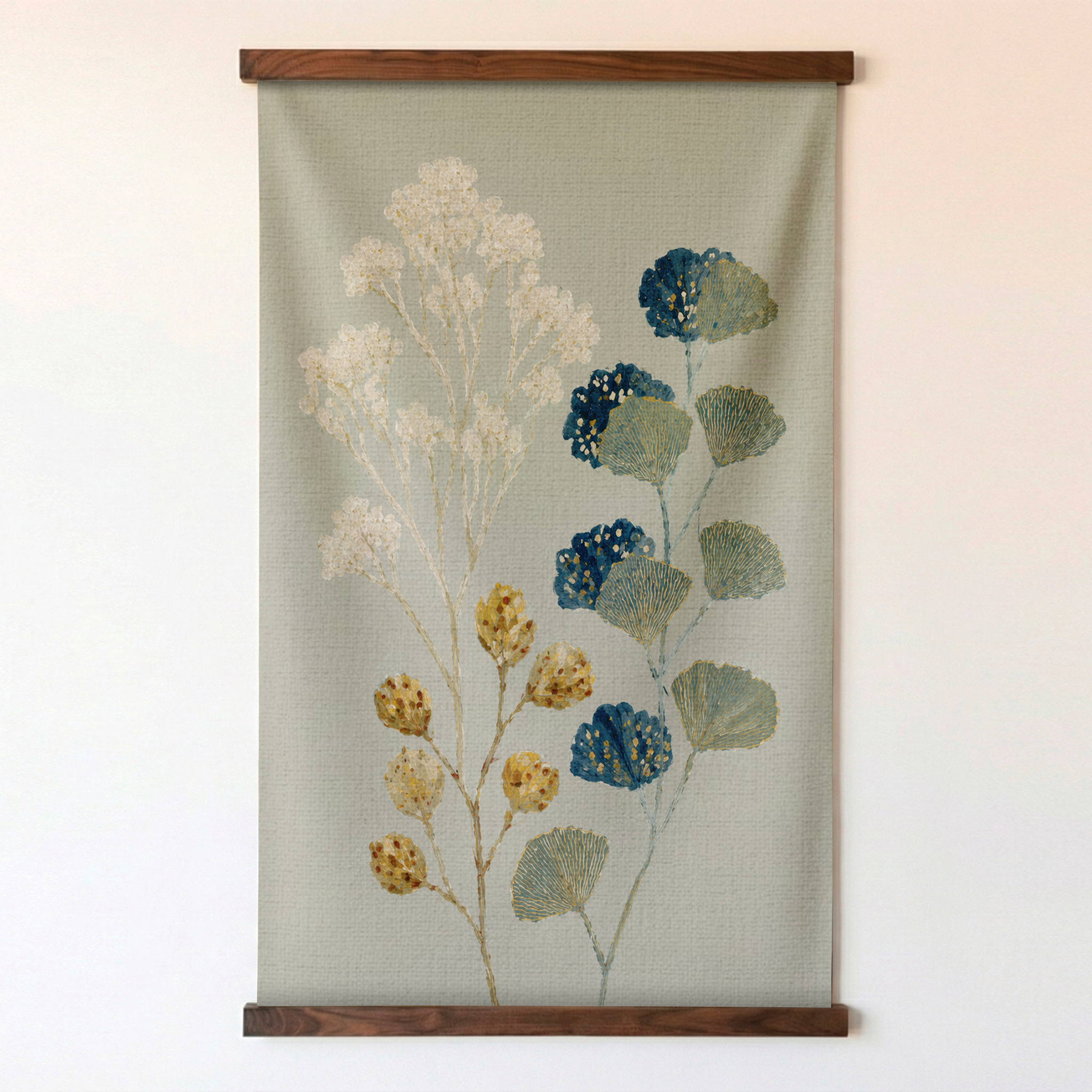 Hedgerow Sage Botanical Study - Tapestry