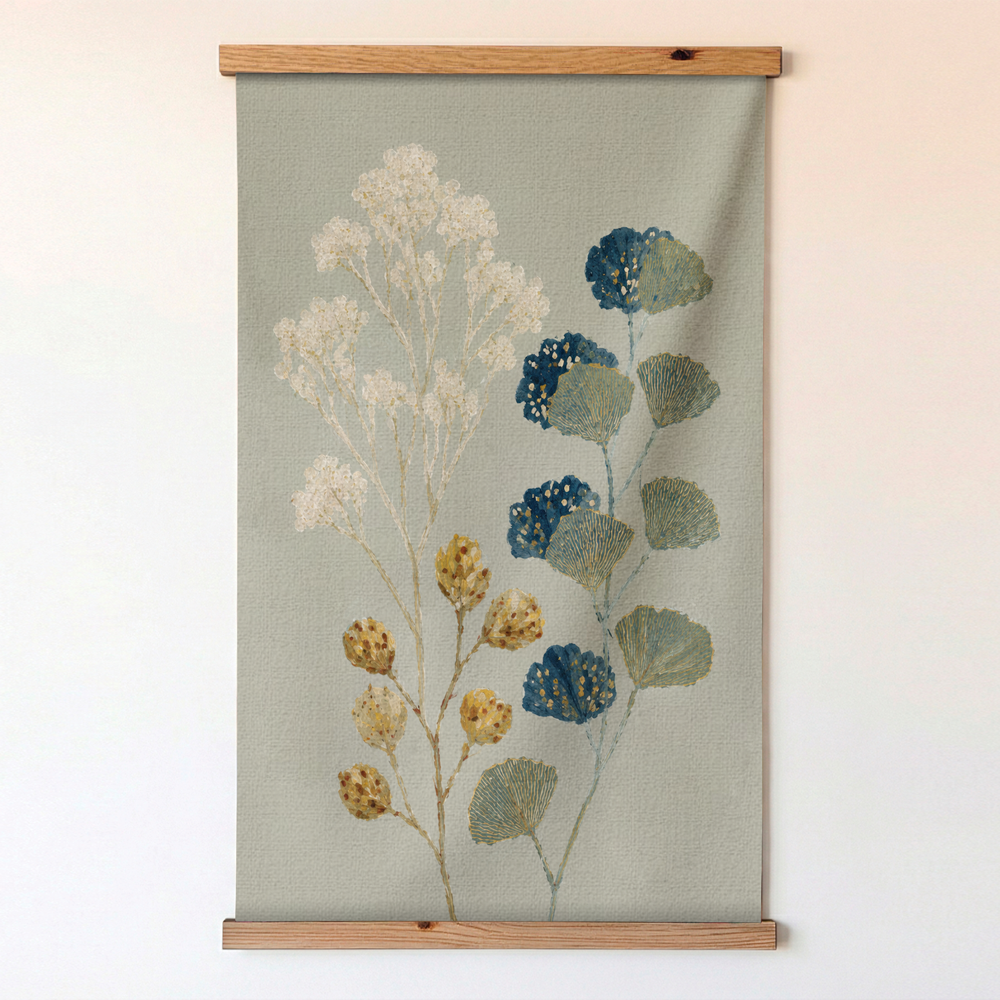 Hedgerow Sage Botanical Study - Tapestry