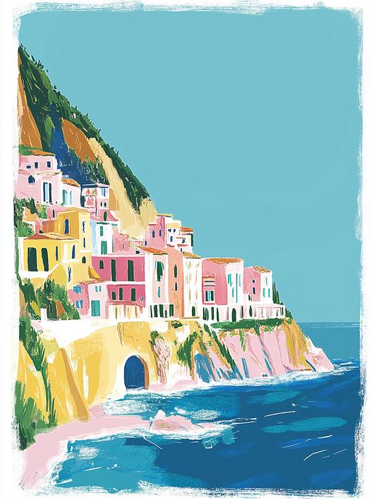Italian Coast - Art Print