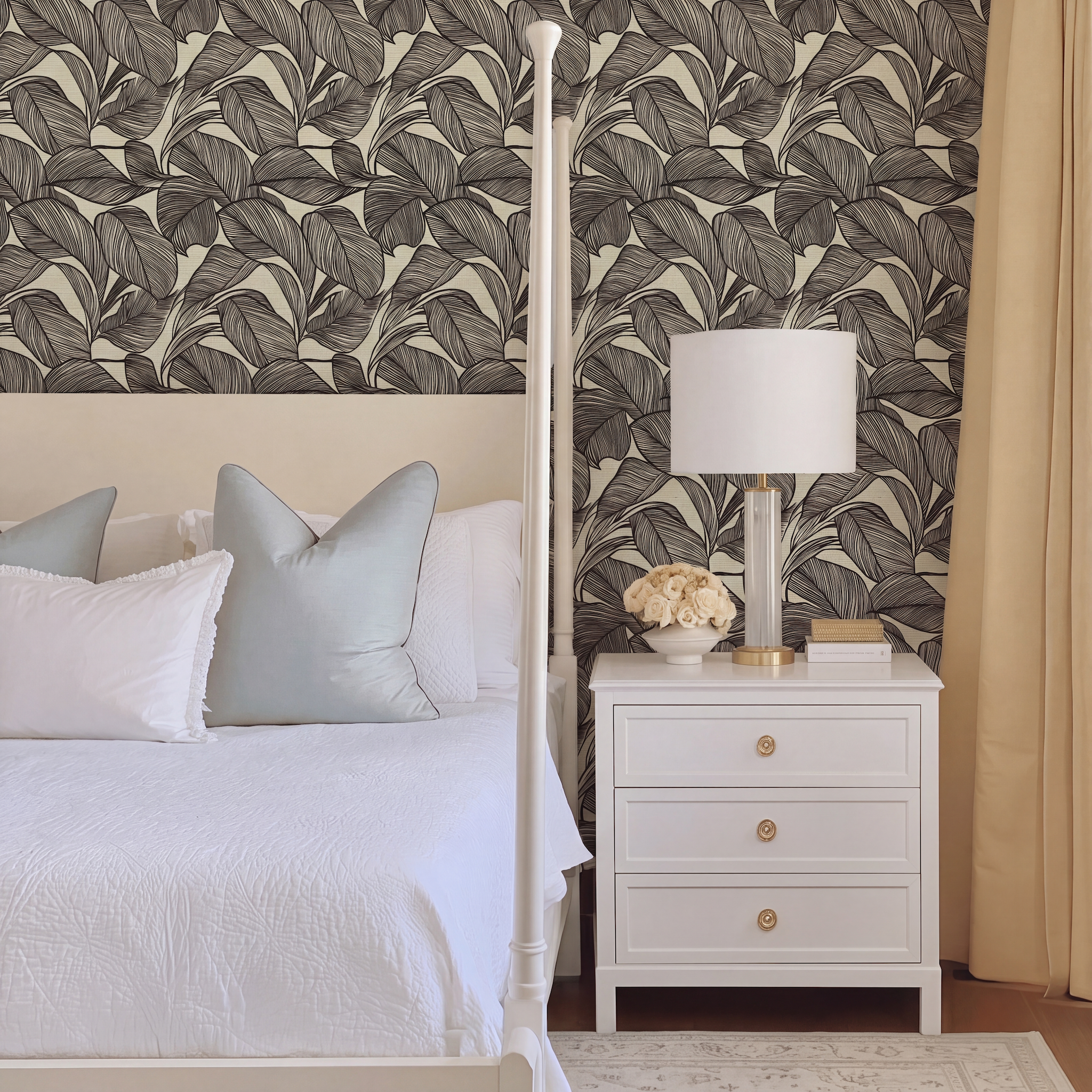Jazzy Faux Grasscloth Wallpaper