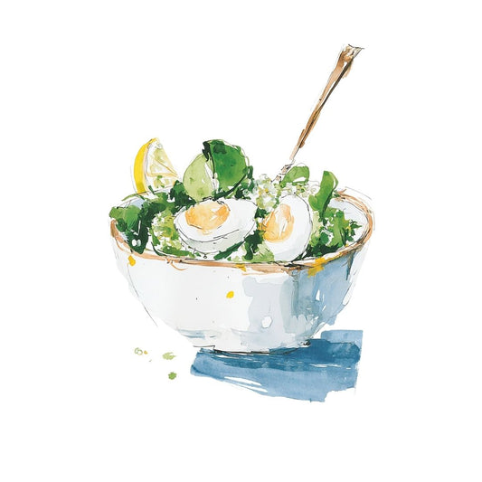 Just the Salad - Art Print