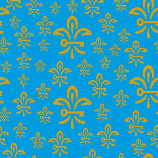 Kappa Gold Fleur Wallpaper