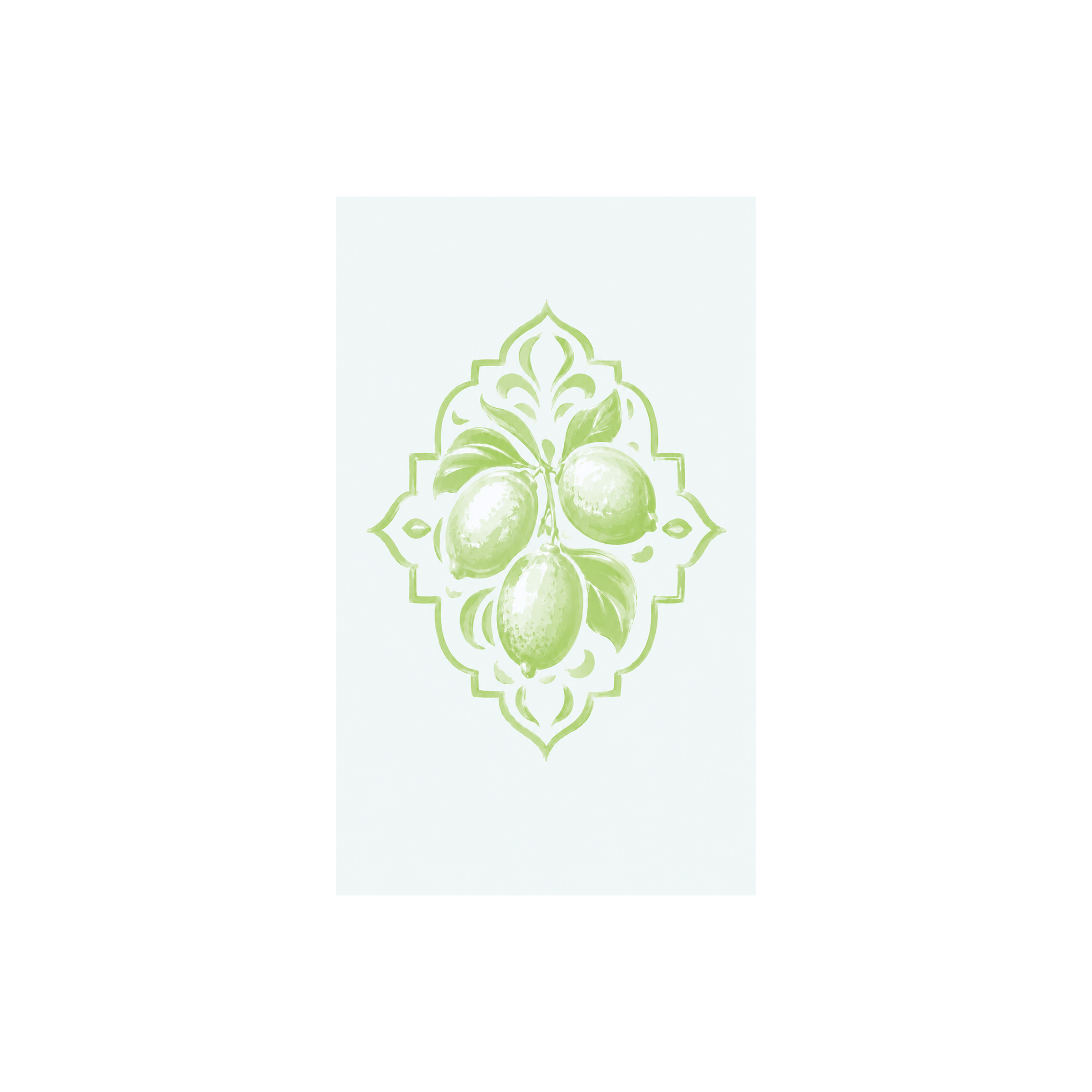 Key Lime Ice Mosaic Study - Tapestry