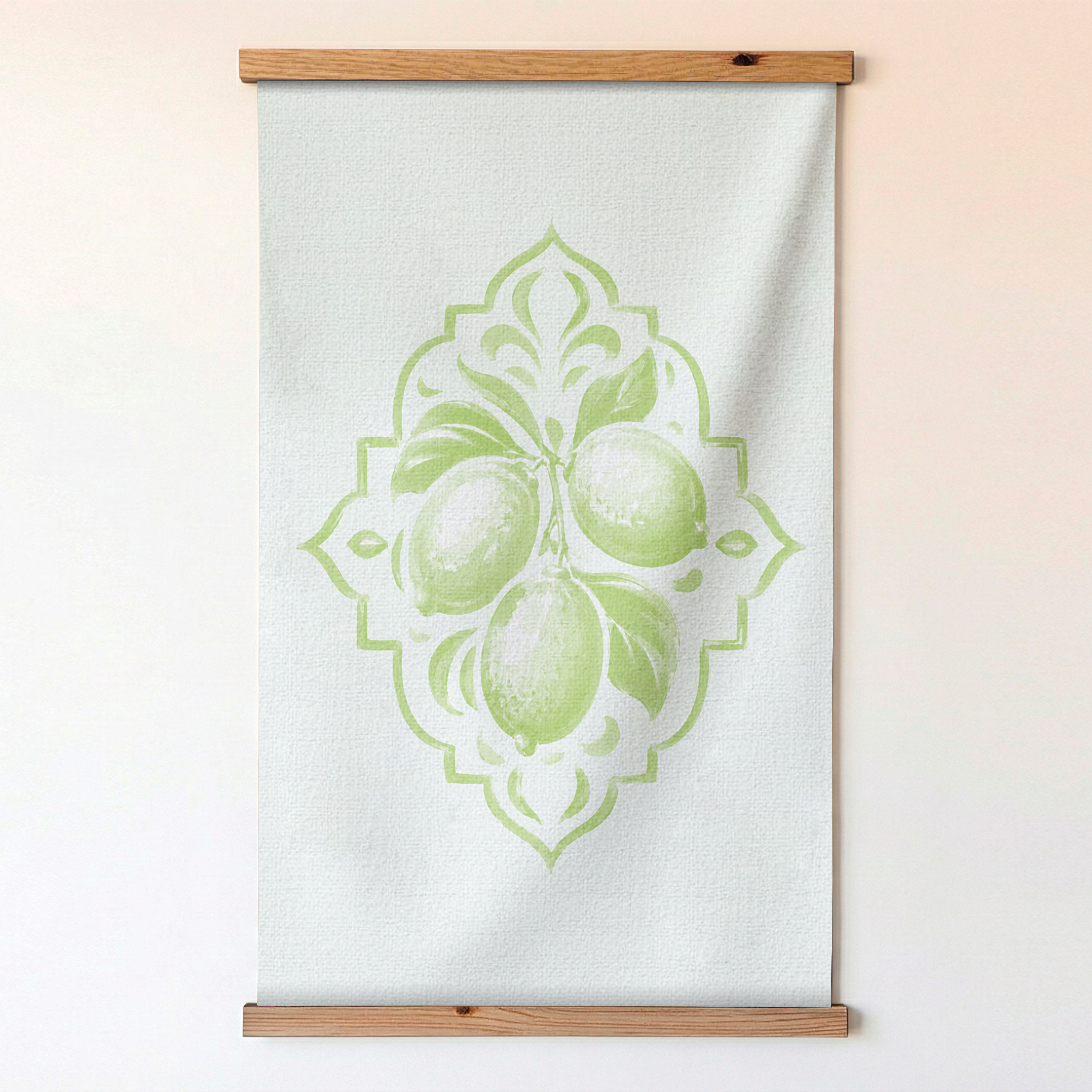 Key Lime Ice Mosaic Study - Tapestry