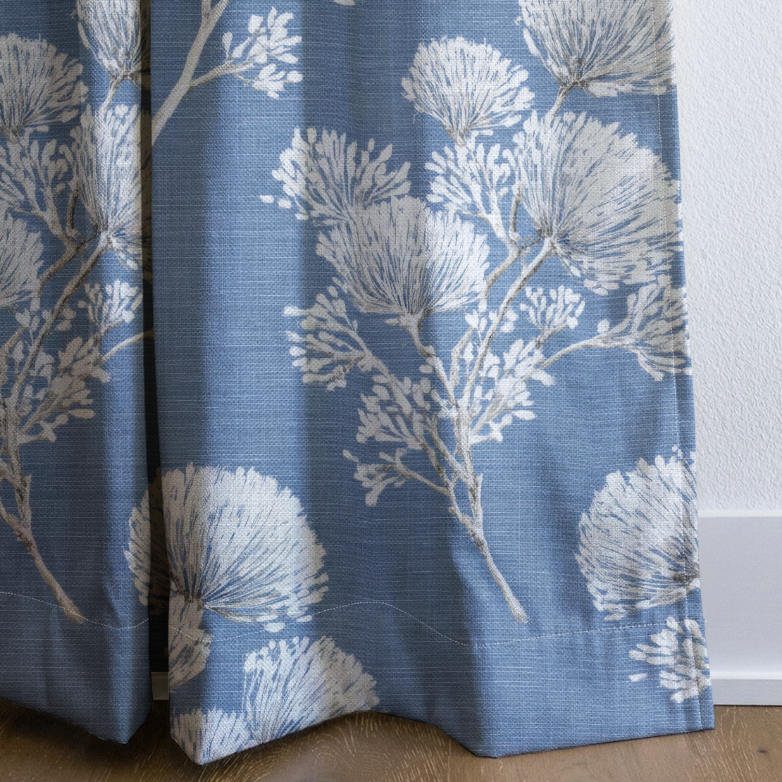 Stormy Silk - Drapery — corner closeup