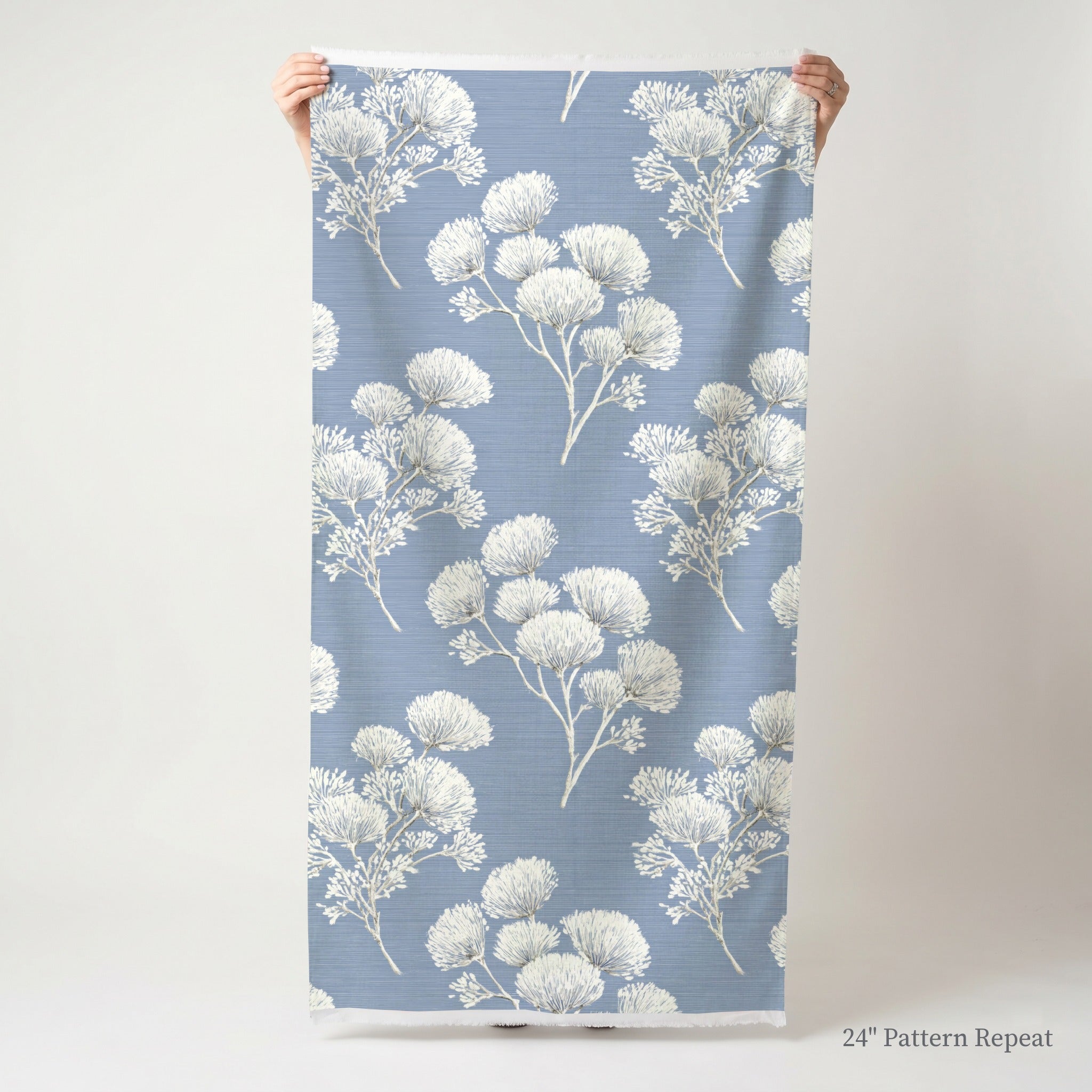 Stormy Silk Fabric by the Yard