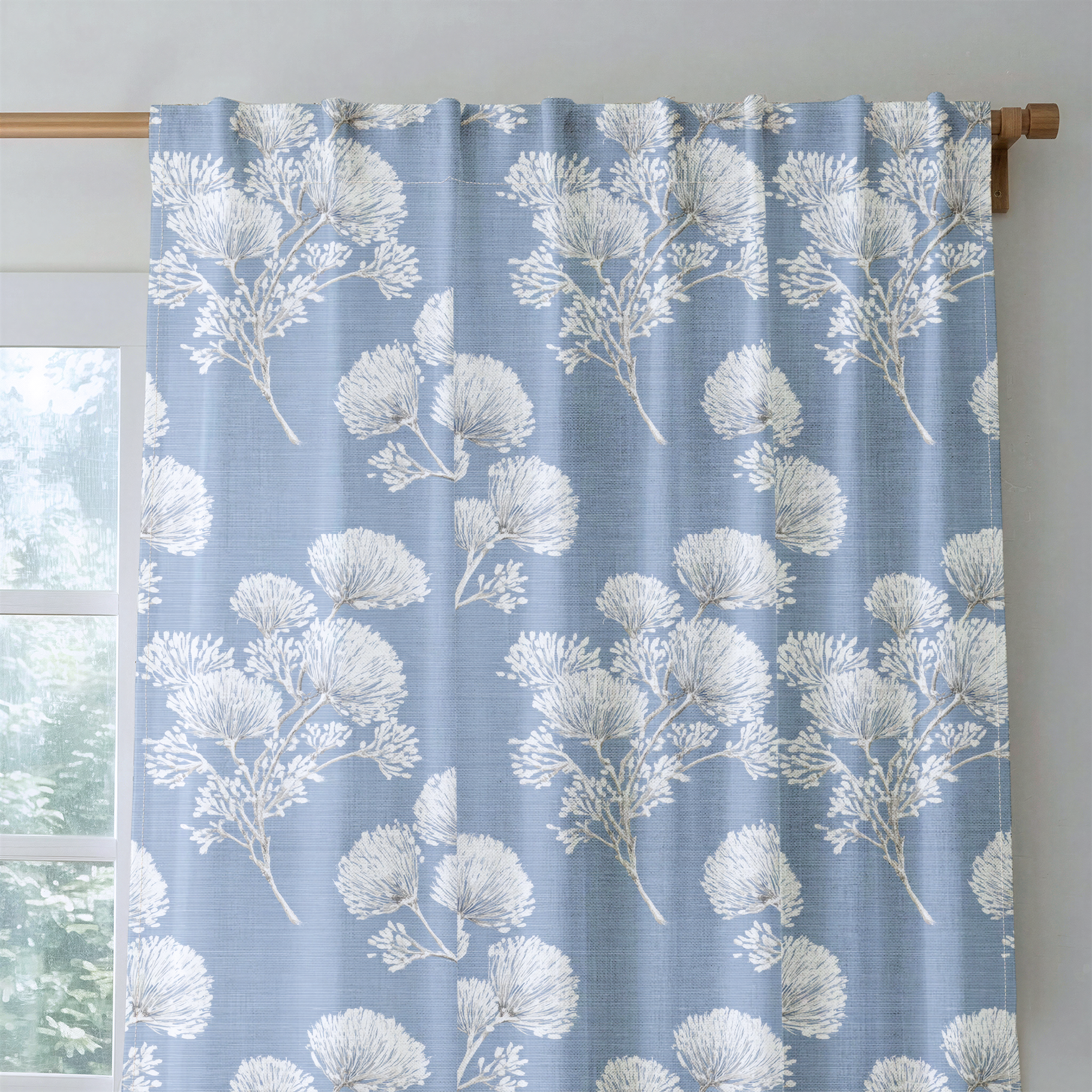 Stormy Silk - Drapery — rod