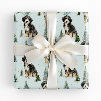 Bernedoodle Tidings - Wrapping Paper