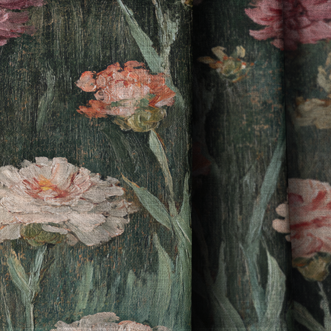 Camellia Grace - Drapery — close up