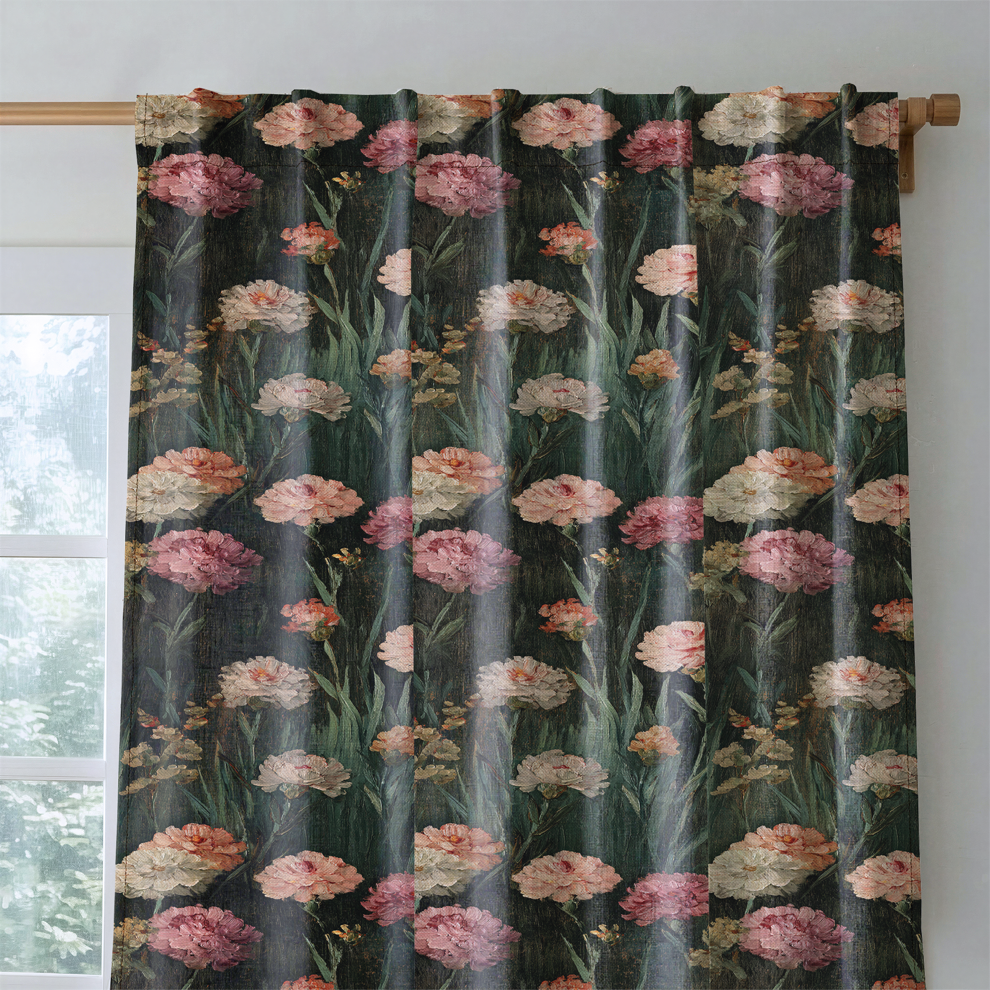 Camellia Grace - Drapery — rod
