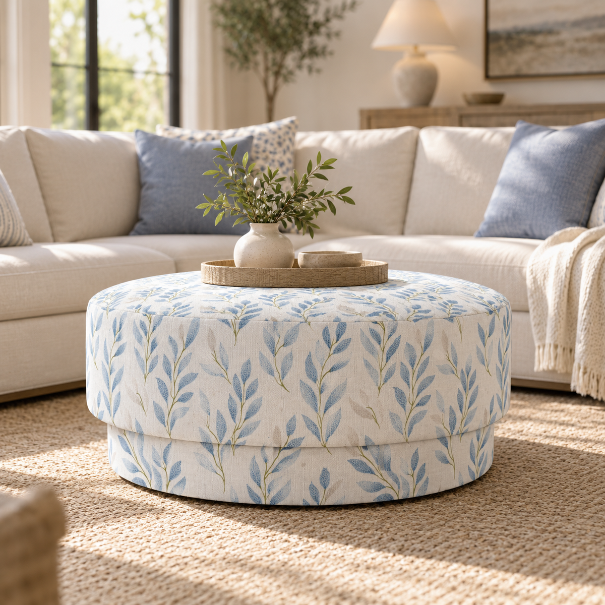 The Adelaide Ottoman in Atlantic Ferns