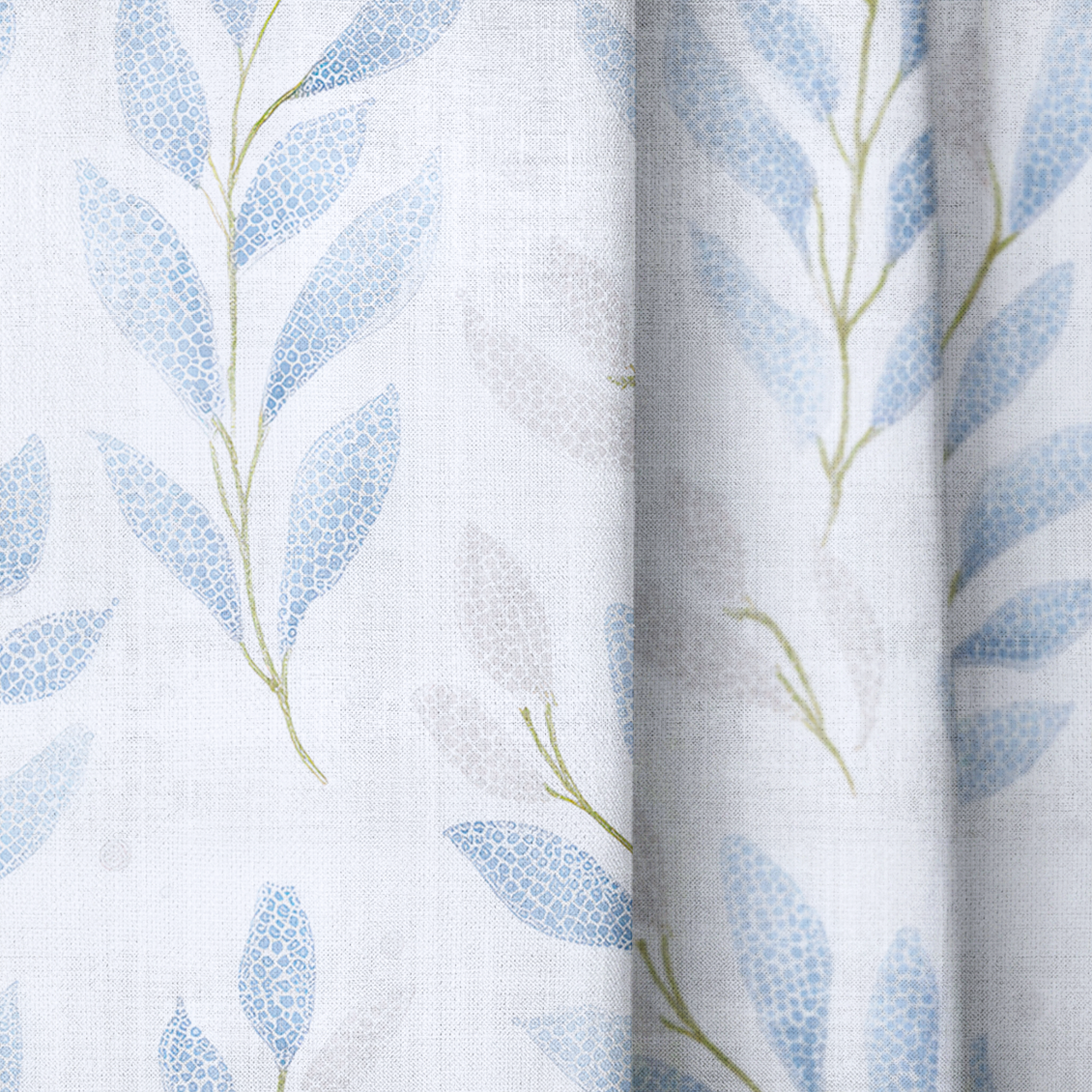 Atlantic Ferns - Drapery — close up