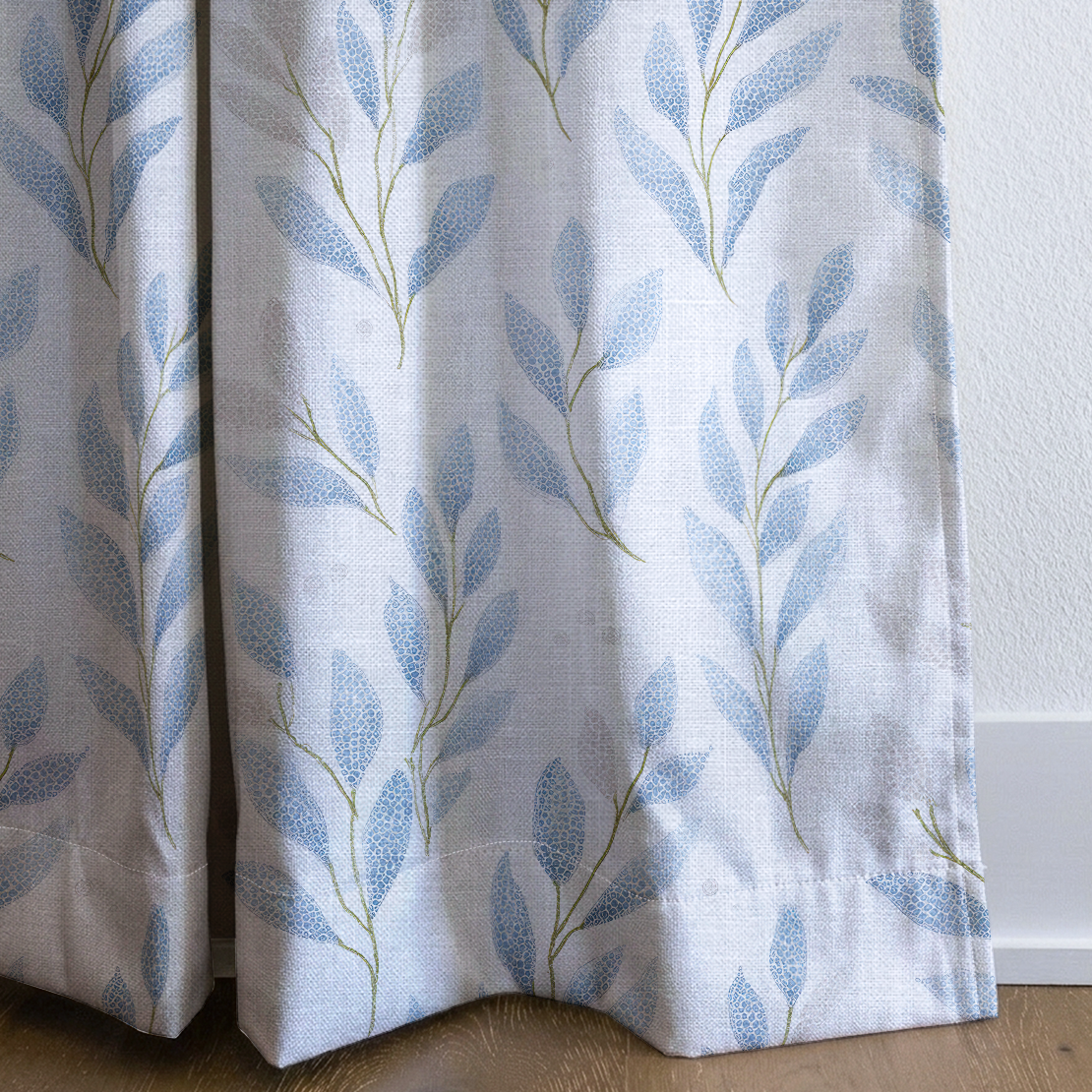 Atlantic Ferns - Drapery — corner closeup