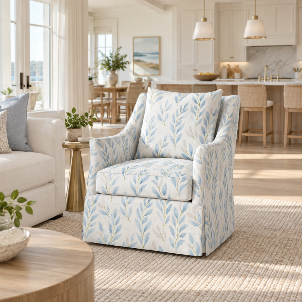 The Eleanor Chair in Atlantic Ferns