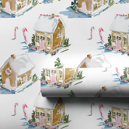 Sugar Cottage-Wrapping Paper
