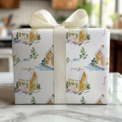 Sugar Cottage-Wrapping Paper