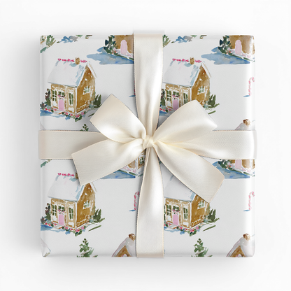 Sugar Cottage-Wrapping Paper