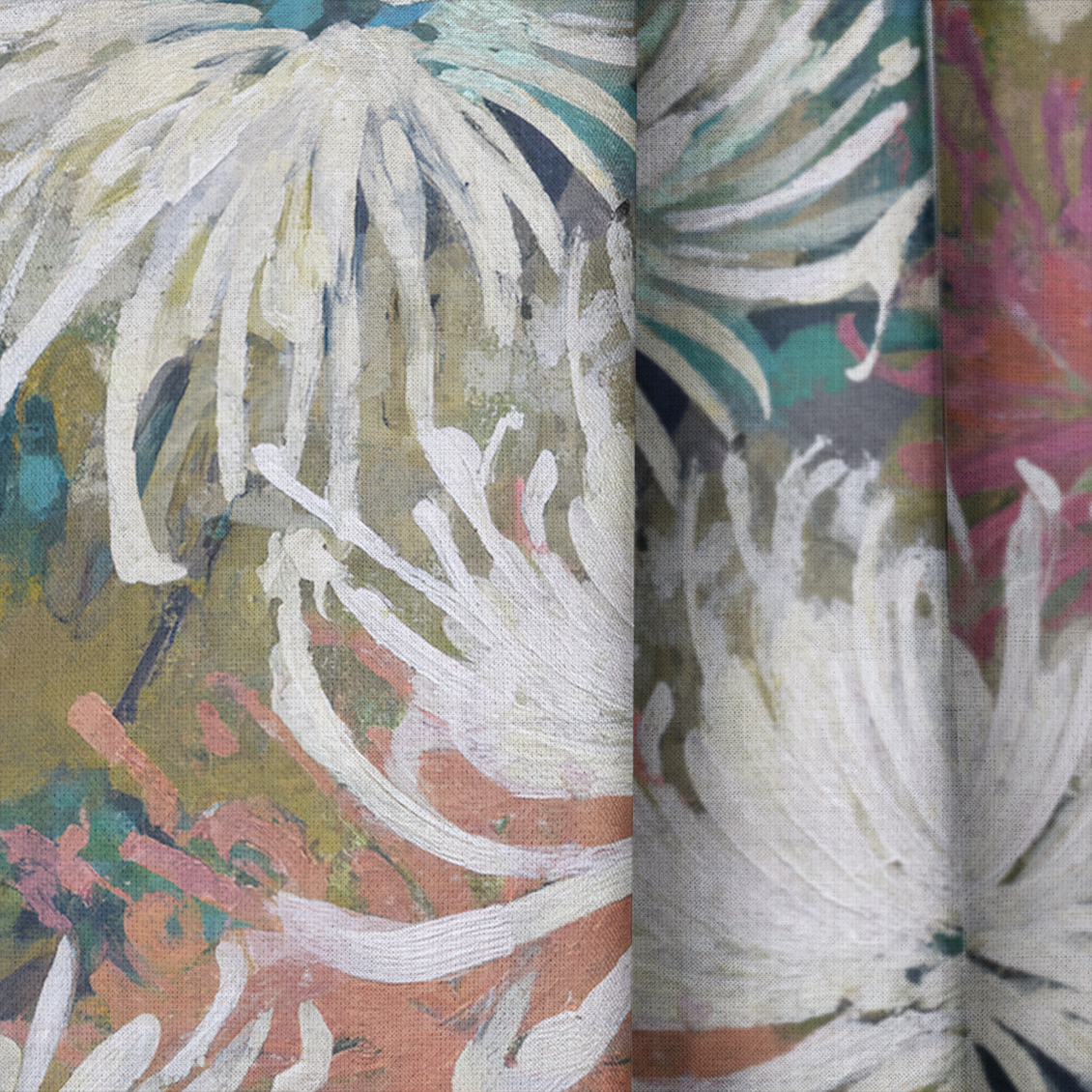 Pale Romance - Drapery — close up