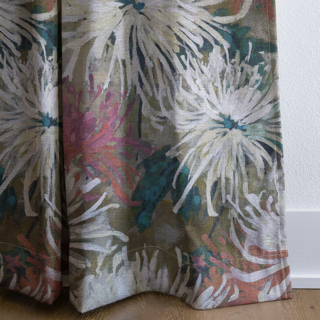 Pale Romance - Drapery — corner closeup