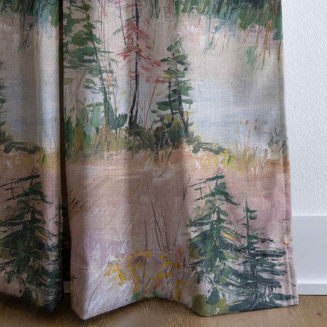 Botanical Archive - Drapery — corner closeup