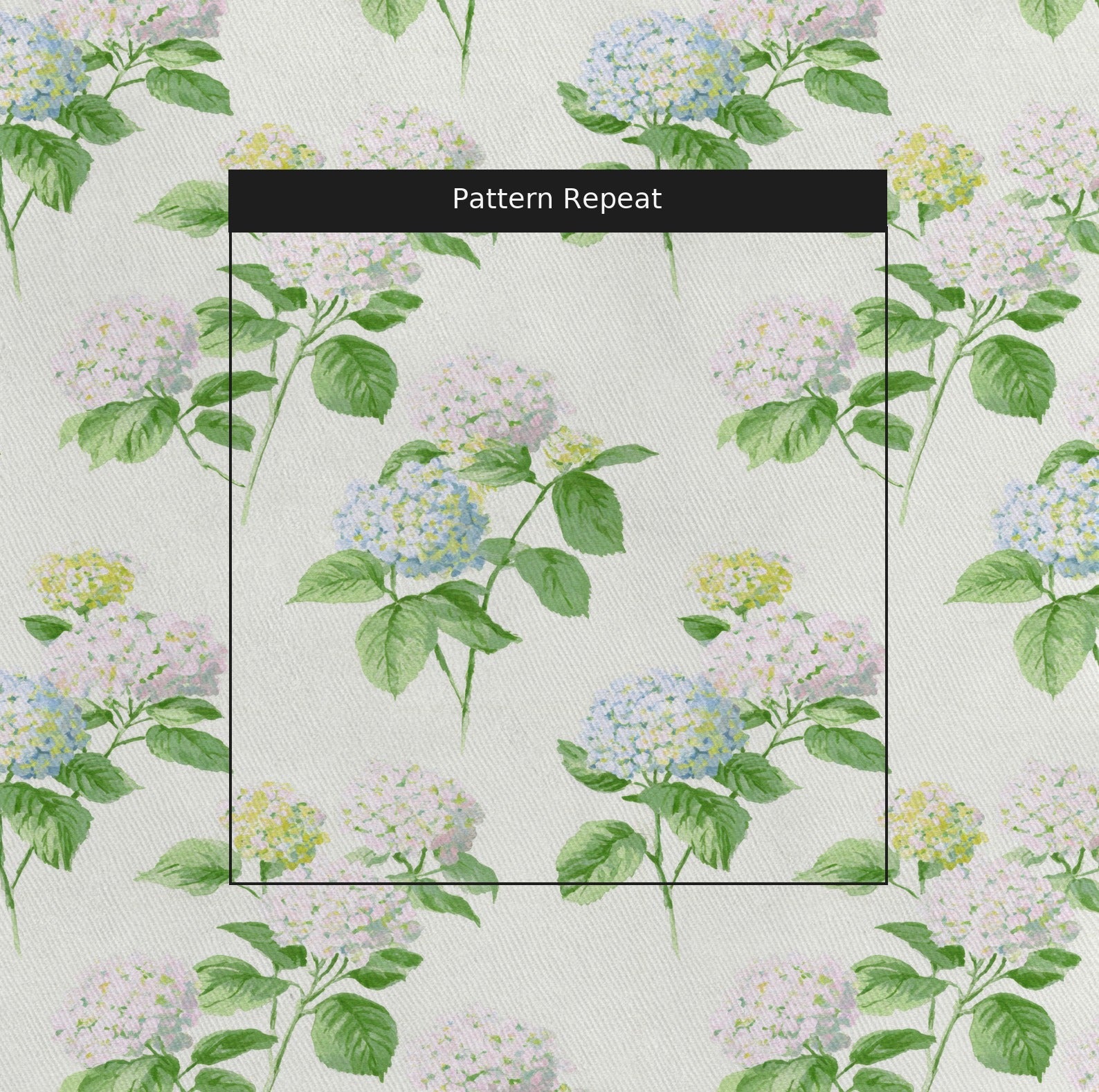 Farmers Market Fabric by the Yard — pattern repeat