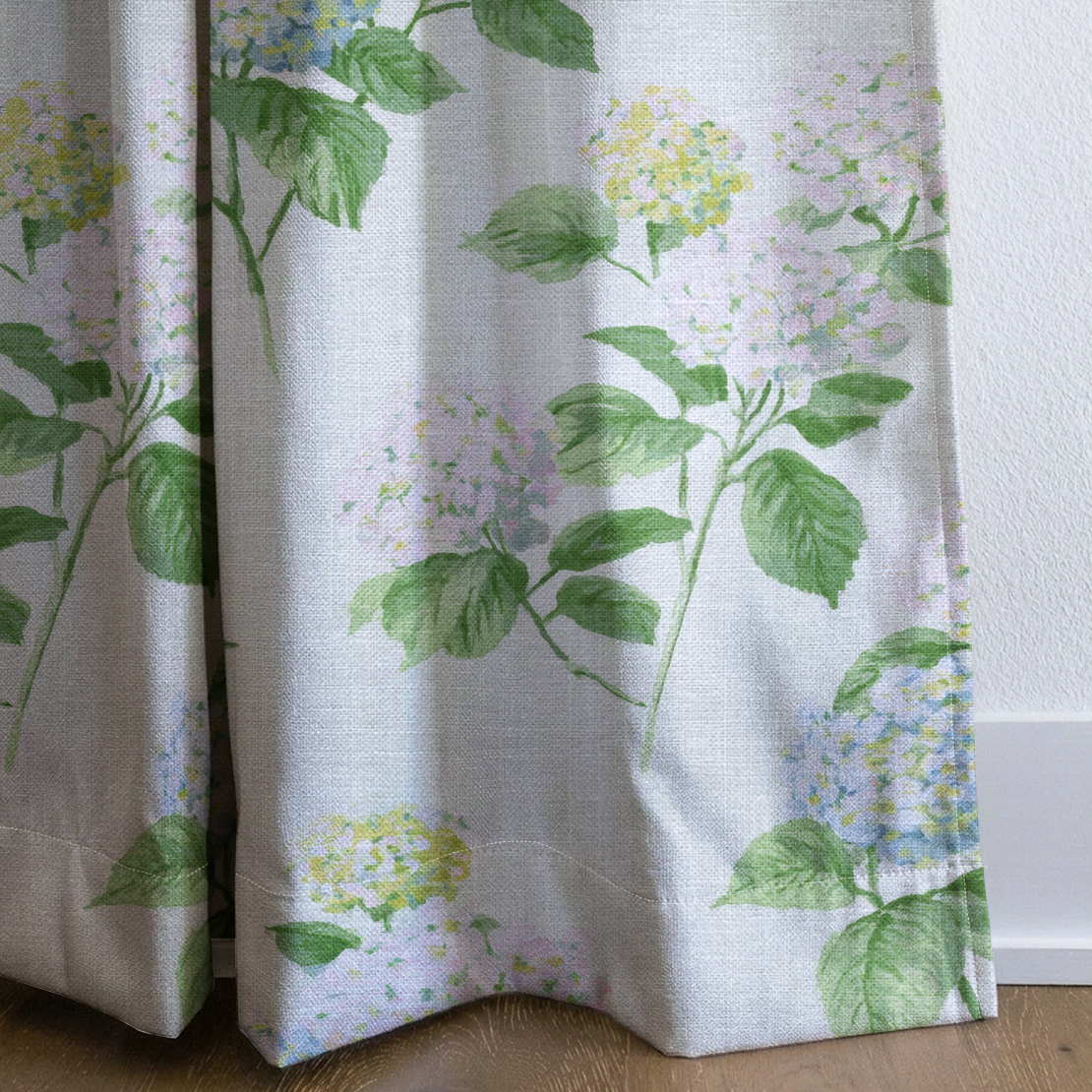 Farmers Market - Drapery — corner closeup