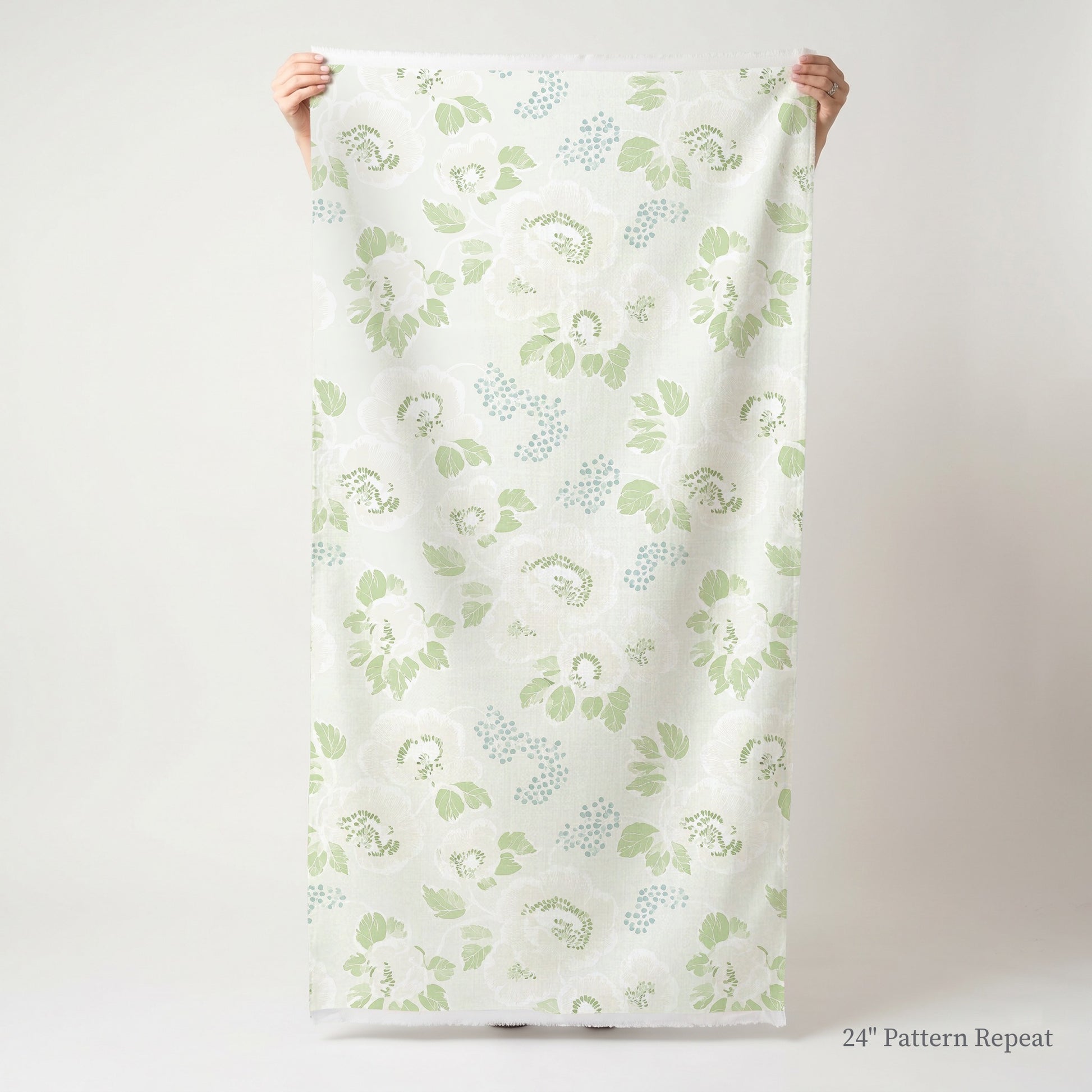 Pistachio Petals Fabric by the Yard