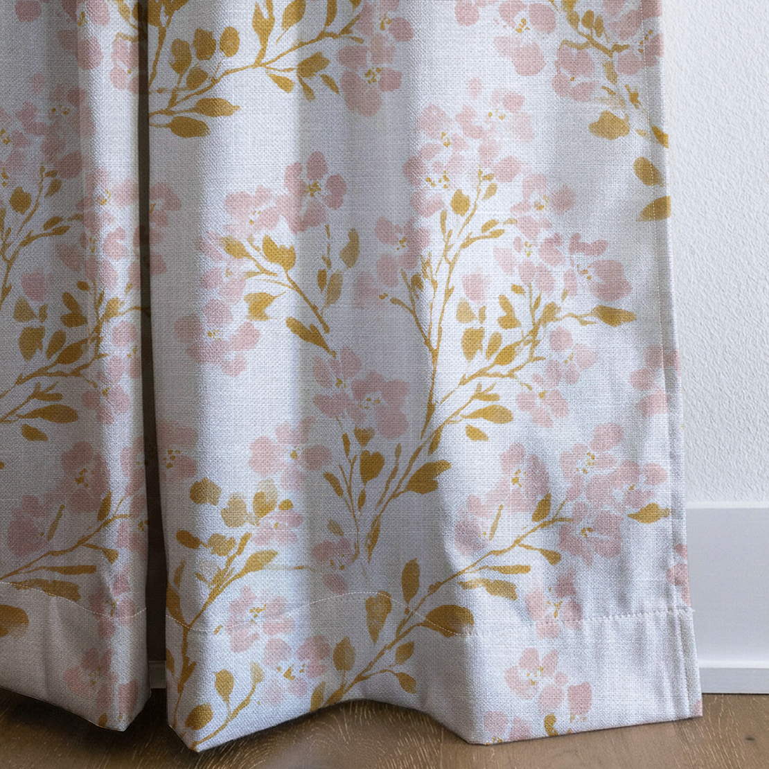 Linden Drive - Drapery — corner closeup