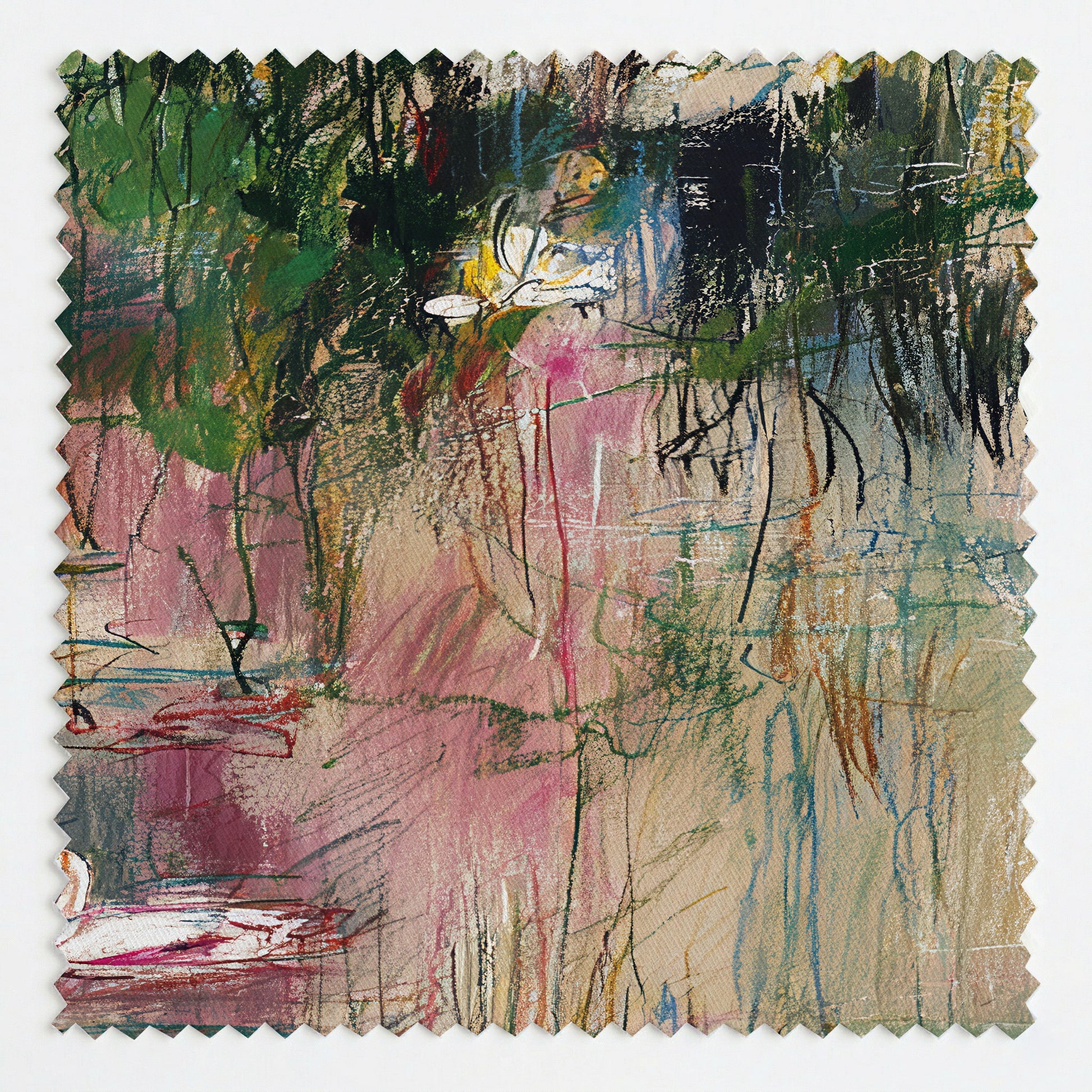 Poised Pond Fabric by the Yard