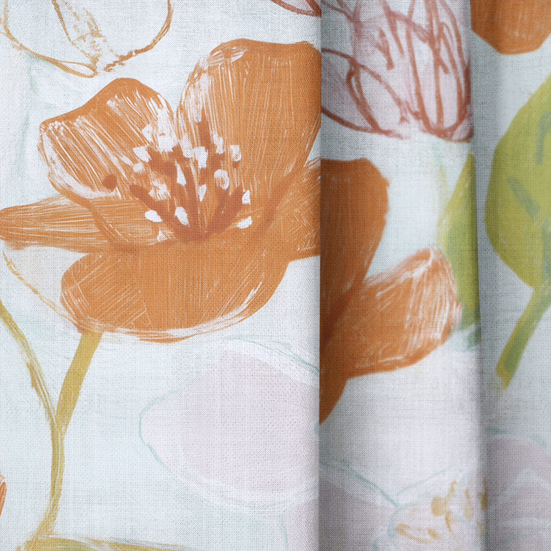 Evie - Drapery — close up