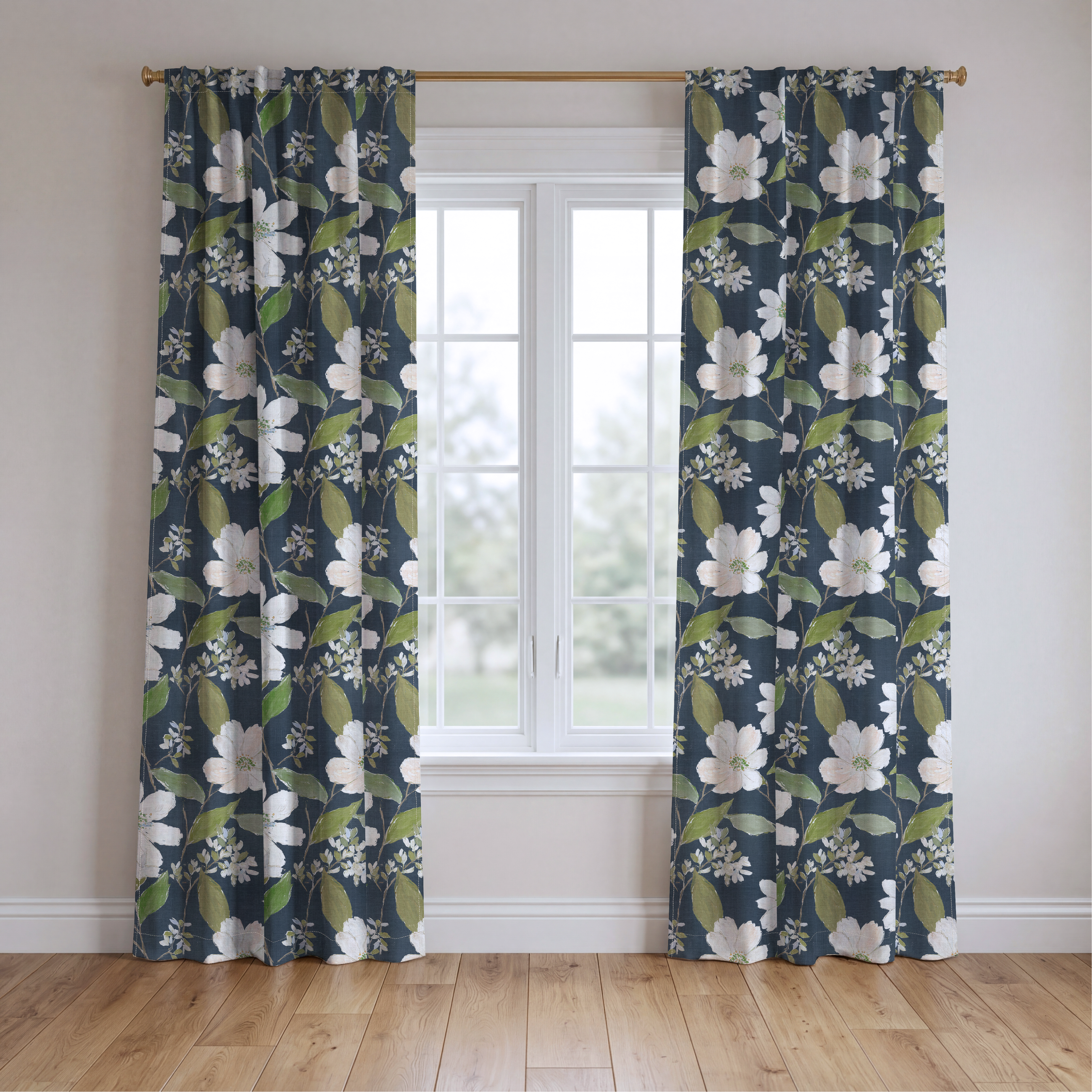 Sorrel - Drapery — two panels