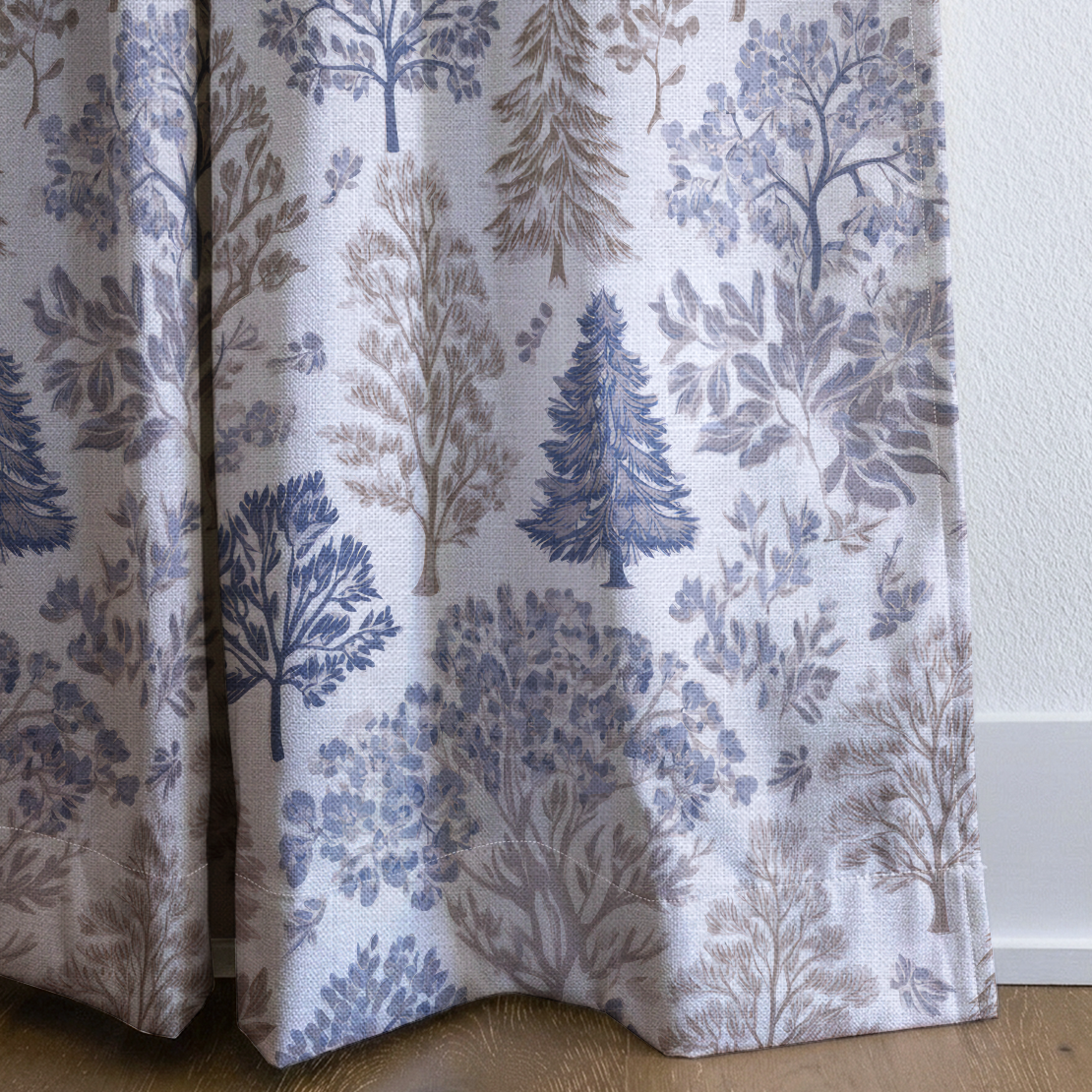 Frosted Forest - Drapery — corner closeup