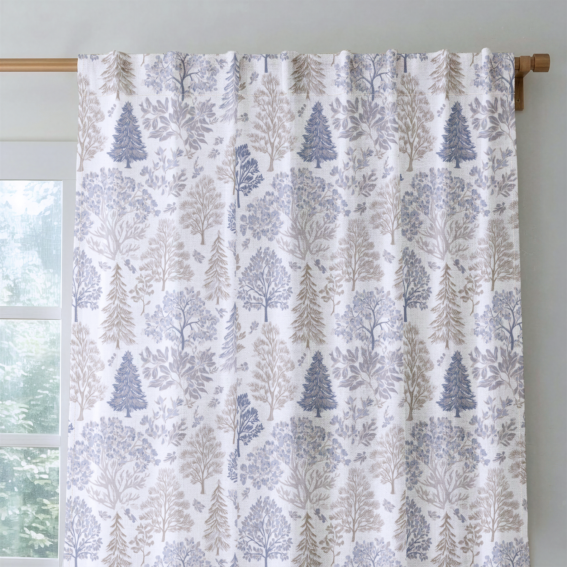 Frosted Forest - Drapery — rod