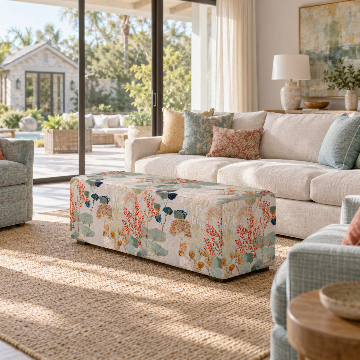 The Josephine Ottoman in Hedgerow