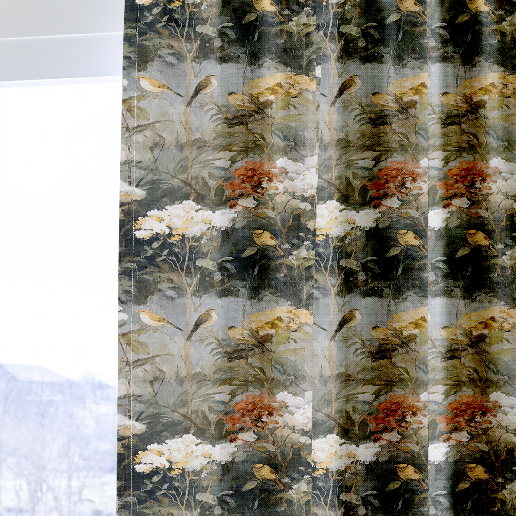 Jardin - Drapery — one panel