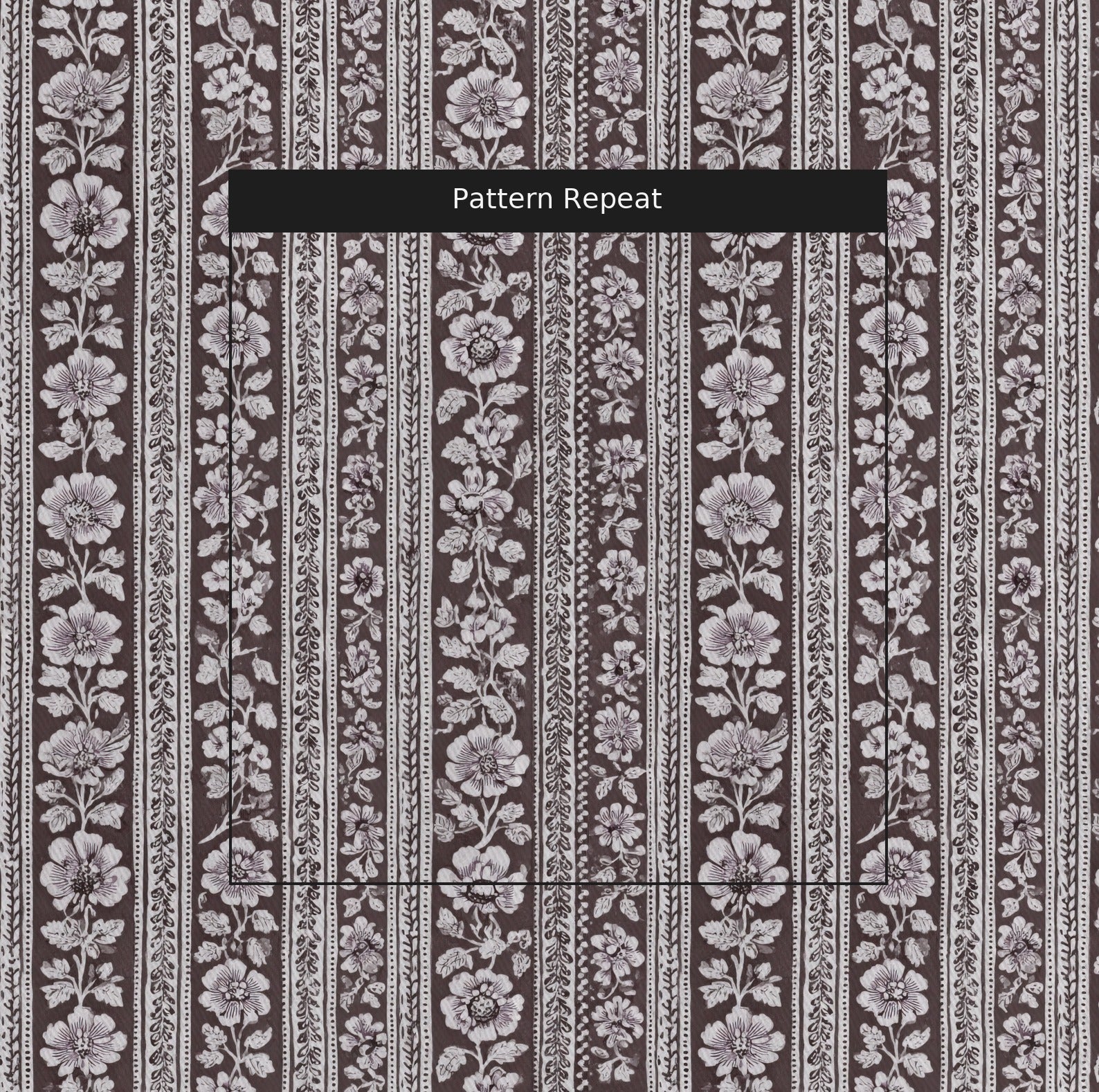 Weathered Garden Fabric by the Yard — pattern repeat