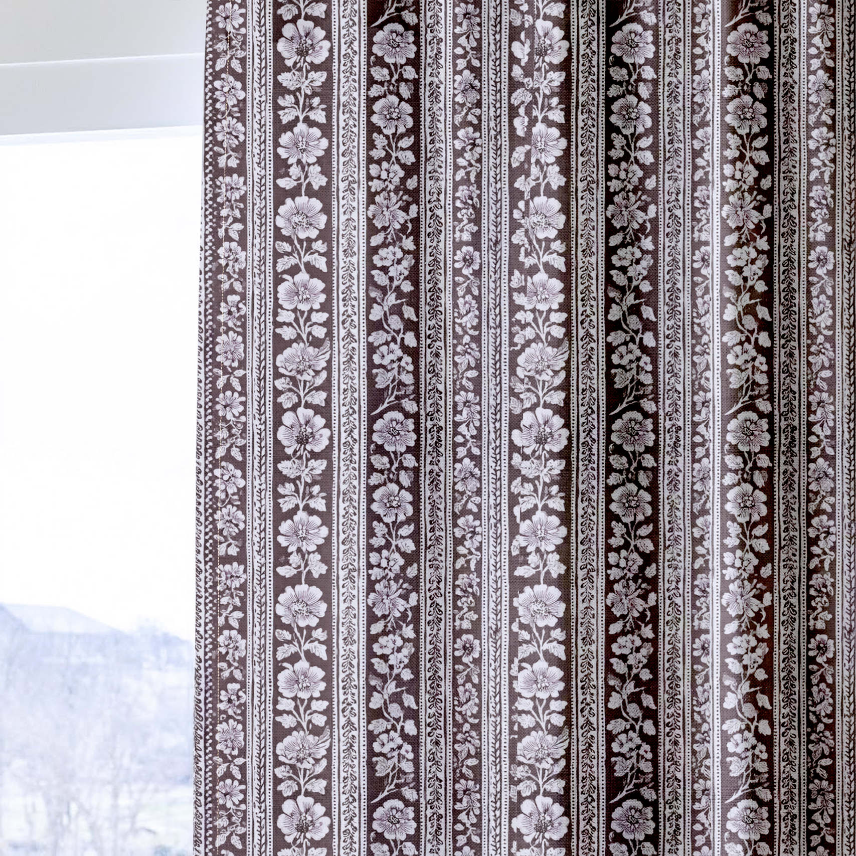 Weathered Garden - Drapery — one panel