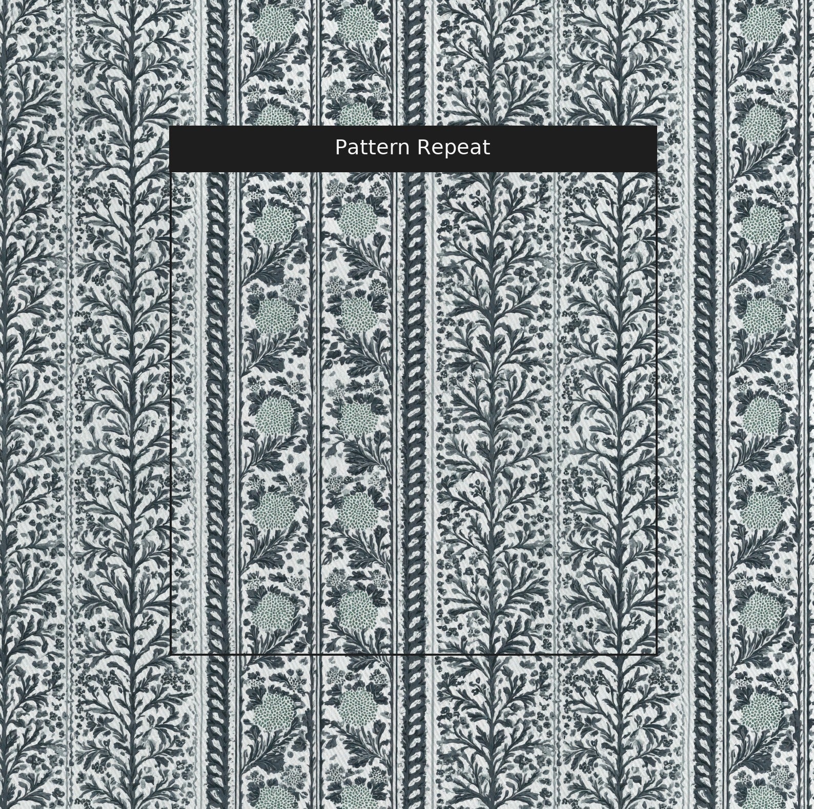 Whitby Bloom Fabric by the Yard — pattern repeat
