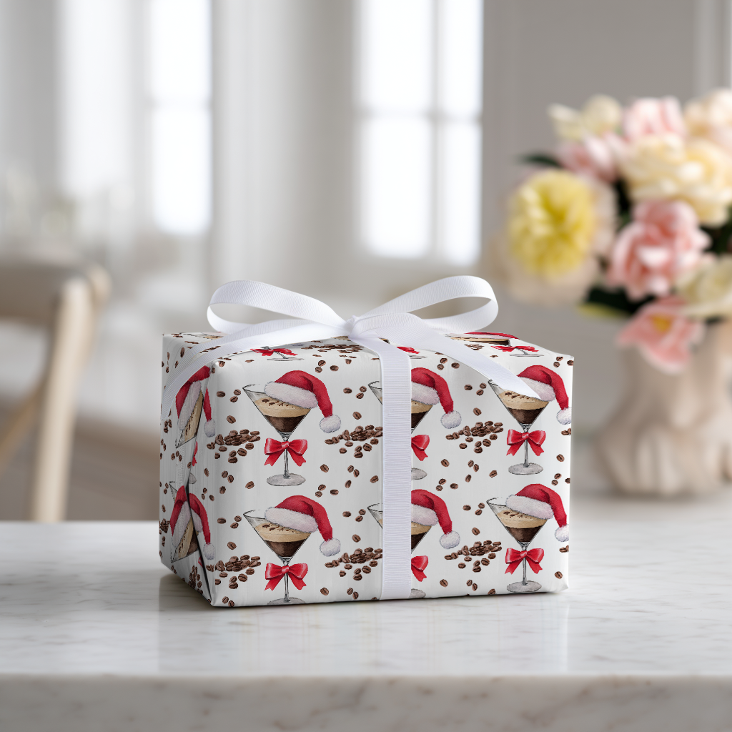 Santa Espresso - Wrapping Paper