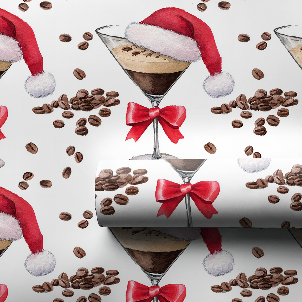 Santa Espresso - Wrapping Paper